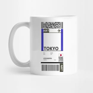 Tokyo Narita Boarding Pass Mug